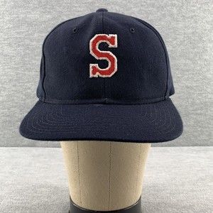 Yupoong Showcase Navy Blue Adjustable Snapback Hat